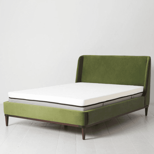Image showing the Bed 02 Velvet Double Frame, Vine product.