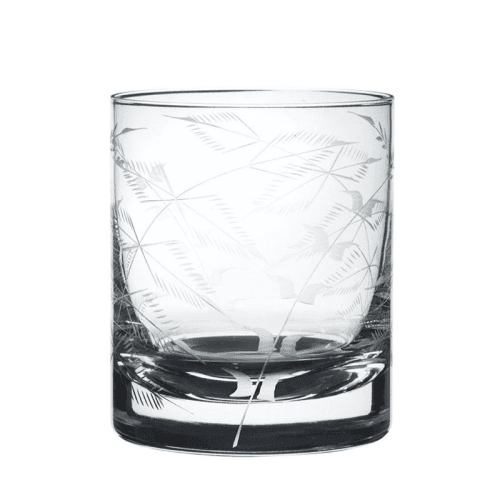 Image showing the Fern Pair of Whisky Glasses, 300ml, Glass product.