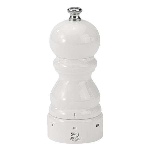 Paris u' Select Salt mill, 12cm, white lacquer finish