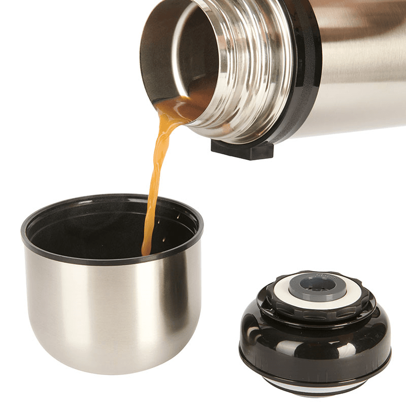 Thermos flask, 1 litre, Silver