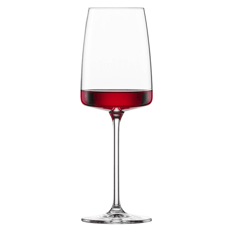 Vivid Senses Set of 2 Crystal White Wine Glasses, 363ml, Clear