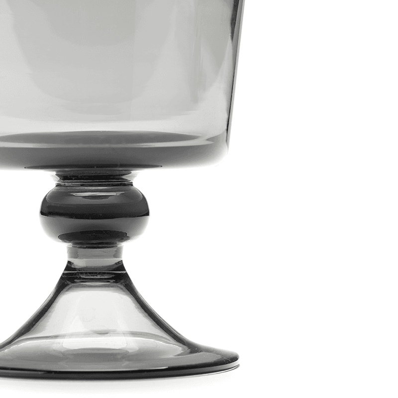 La Mère Set of 4 Red Wine Glasses, 270ml, Smoky Grey