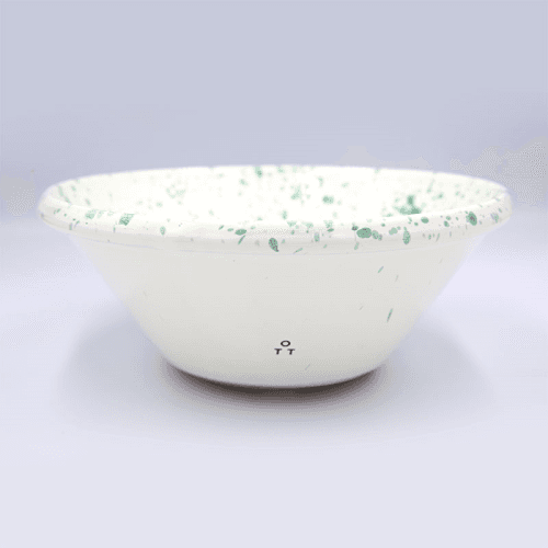Image showing the Splatter Salad Bowl, D24cm, Pistachio product.