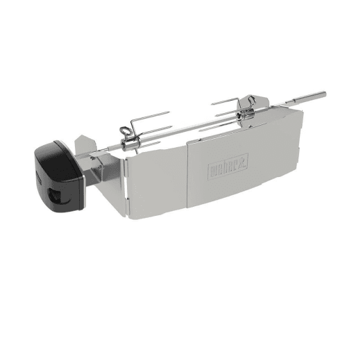 Image showing the Rotisserie, Fits Q™ 100/1000 series, Silver product.