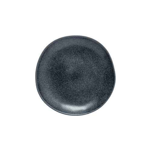 Image showing the Livia Set of 6 Salad/Dessert Plates, D22cm, Matte Black product.