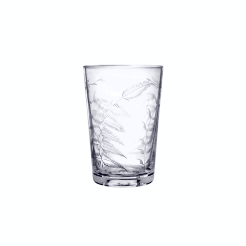 Image showing the Fern Set of 6 tumblers, 210ml, Crystal product.