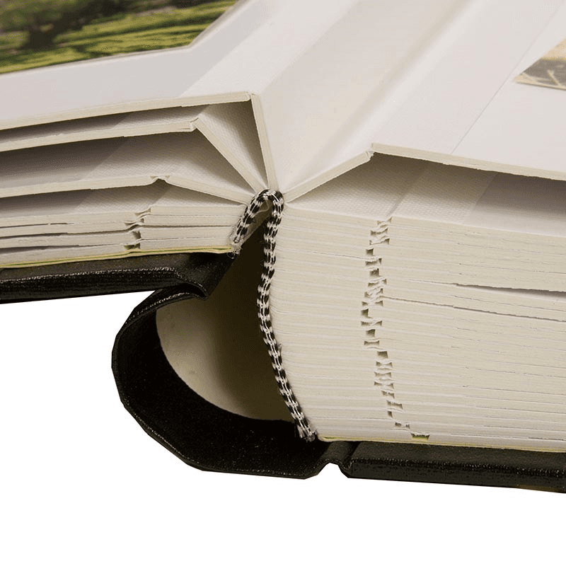 Traditional Landscape Photo Album, 30.5 x 39cm, Green