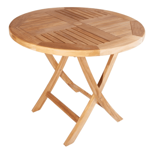 Image showing the Jasmine Round Folding Table, D90cm, Teak product.