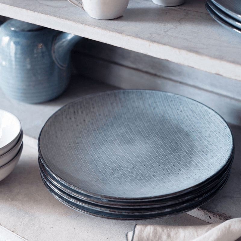 Nordic Sea Large Dinner Plate, D31cm, Blue