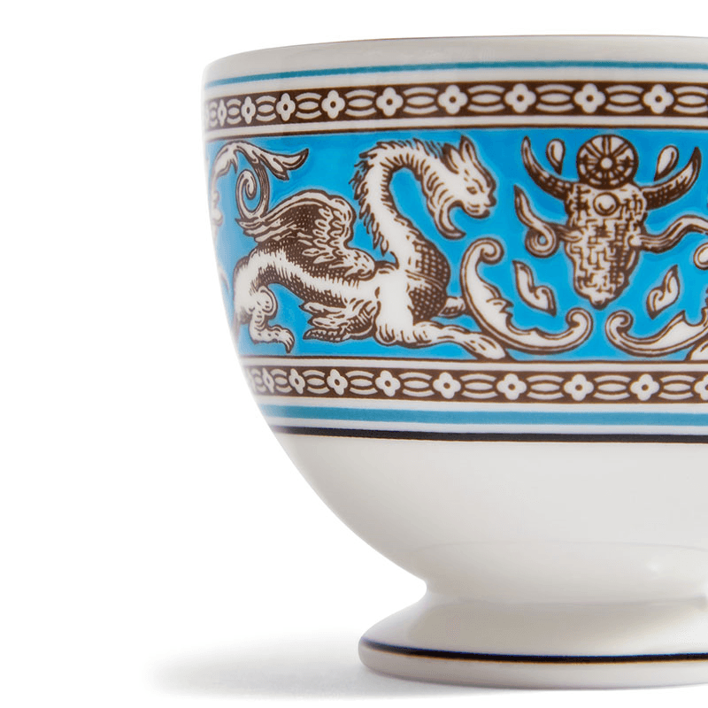 Florentine Teacup and Saucer, 174ml, Turquoise