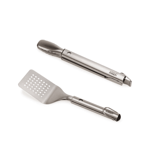 Image showing the GrillOut 2 Piece BBQ Set, Stainless Steel product.