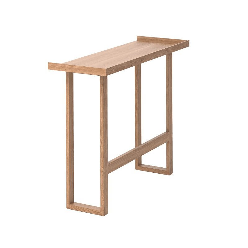 Slim Laptop Writing Table, H74 x W110cm, Oak