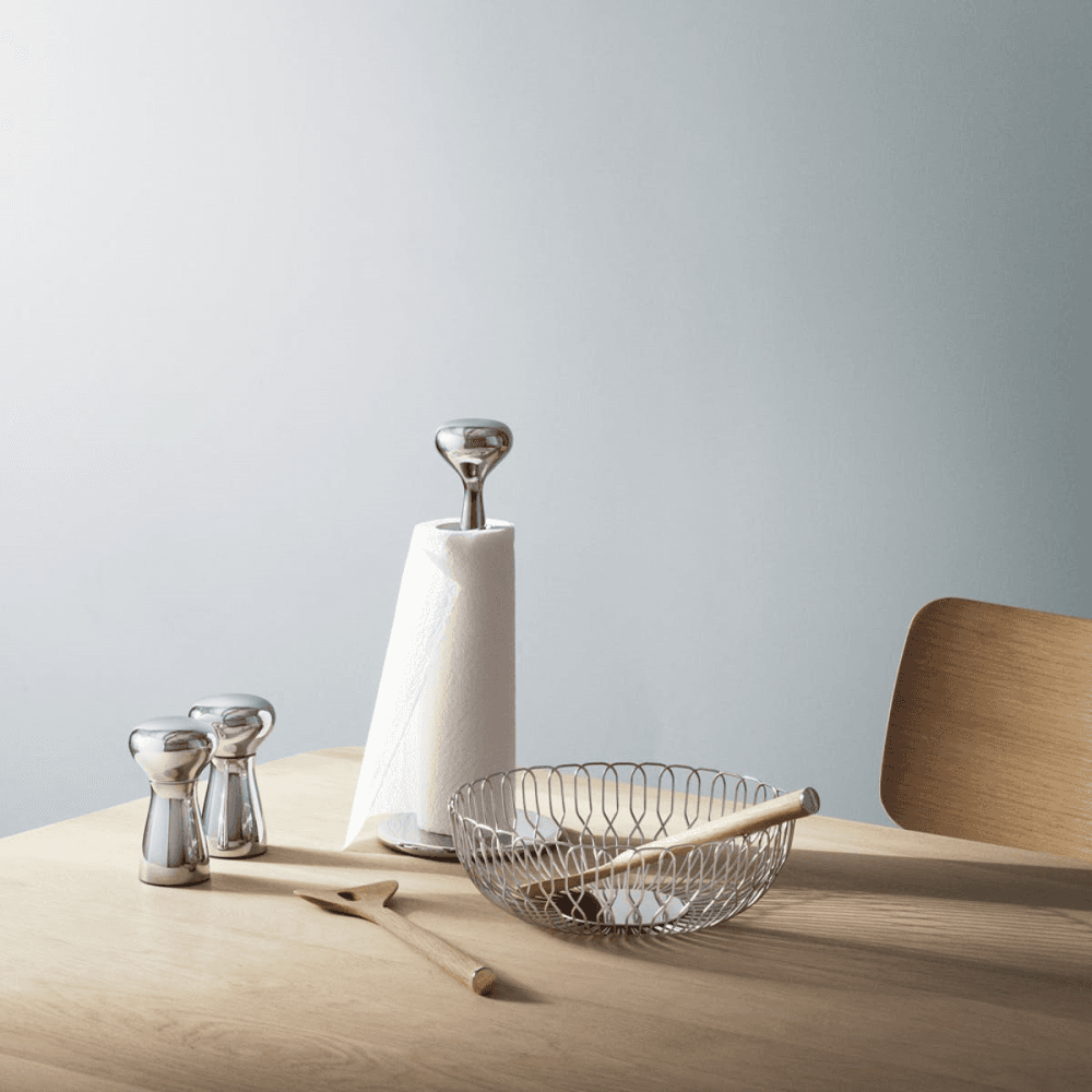 Alfredo Kitchen roll holder, 32cm, Stainless Steel