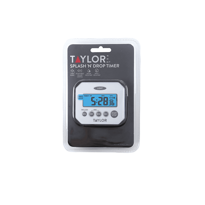 Splash n Drop Digitial Timer, Black