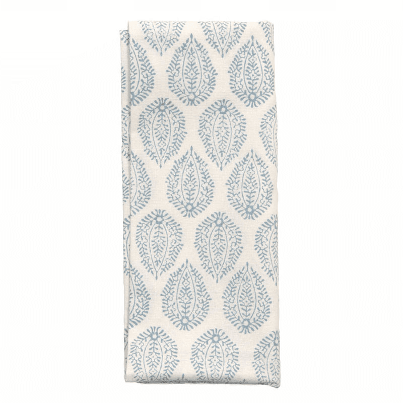 Leaf Set of 4 Napkins, 45 x 45cm, Blue