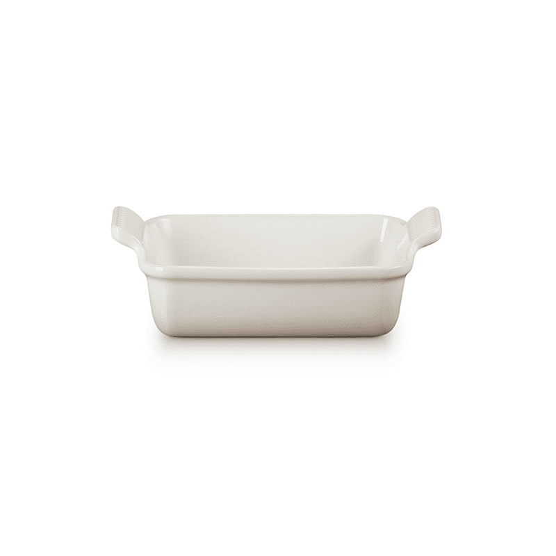 Stoneware Deep rectangular dish, 19cm - 1.08 litre, Meringue