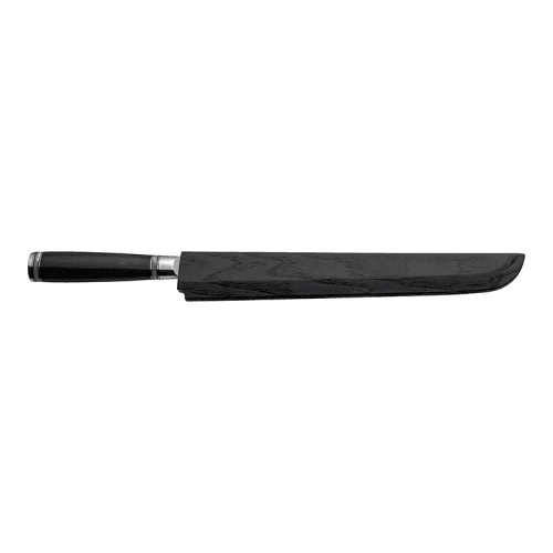 Image showing the Katana Saya Pakkawood Tako Sashimi, 27cm Damascus Blade product.