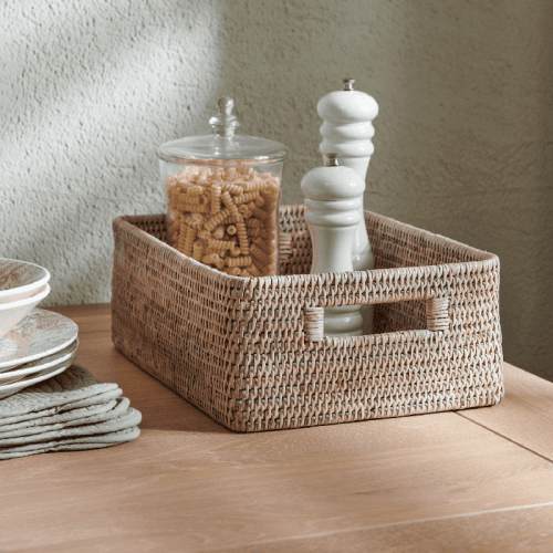 Image showing the Ashcroft Rectangular Box Tray, Silver Reed product.