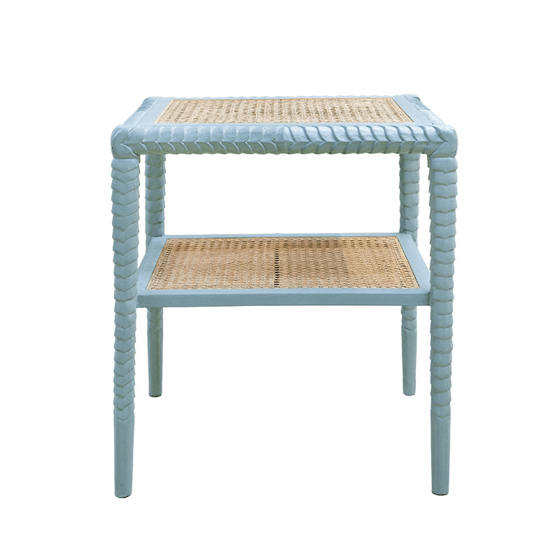 Pavillion Side Table, Blue