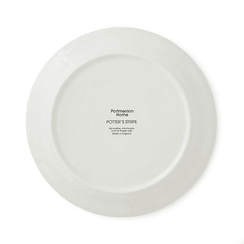 Potter's Stripe Set of 4 Bread Plates, D15cm, Green