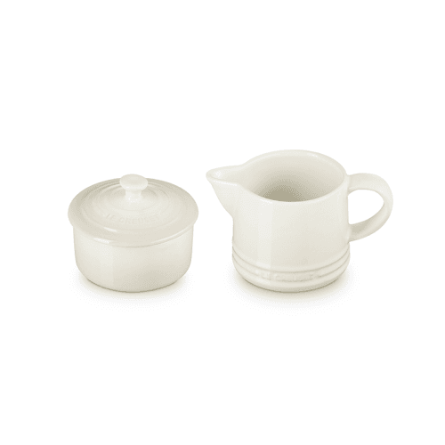 Image showing the Stoneware Milk & Sugar Set, Meringue product.