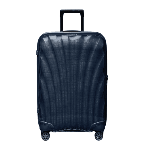 Image showing the C-Lite Spinner Suitcase, H69 x L46 x W29cm, Midnight Blue product.