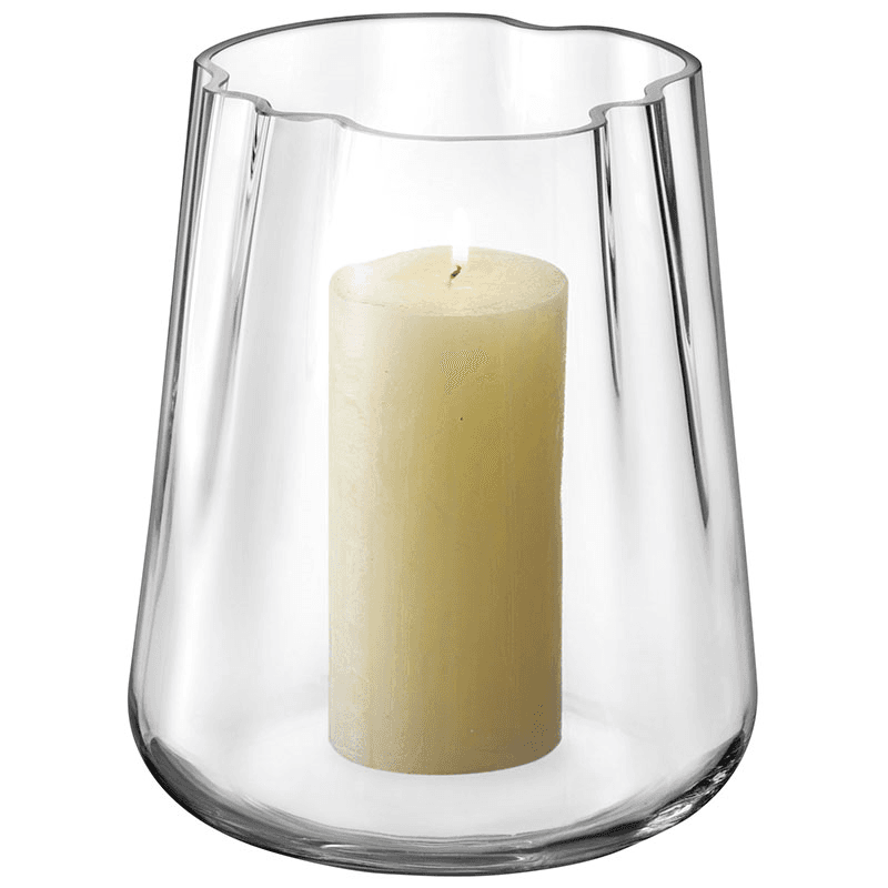 Lagoon Vase/Lantern, H24cm, Clear