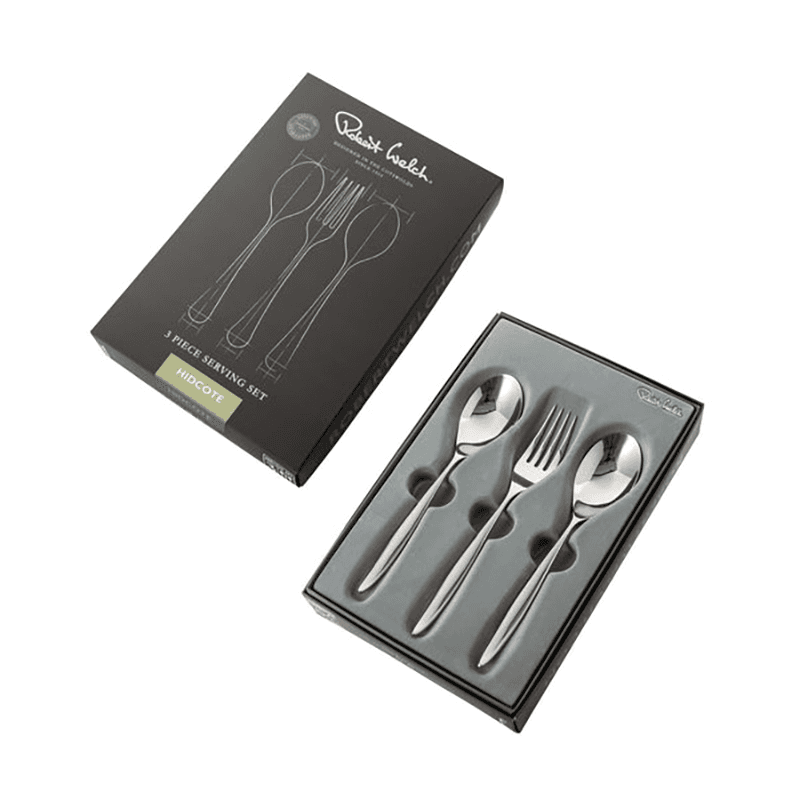 Hidcote Bright 3 piece serving set, Stainless Steel