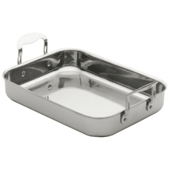Image showing the Roasting Pan, Tri-Ply, Stainless Steel, 35cm product.