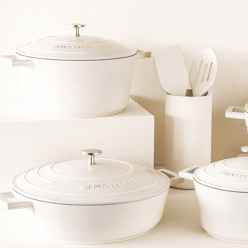 Shallow Casserole Dish, 4L, Cream