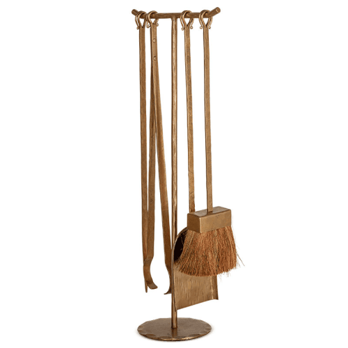 Image showing the Lowada Fireside Tools, H66cm, Antique Brass product.