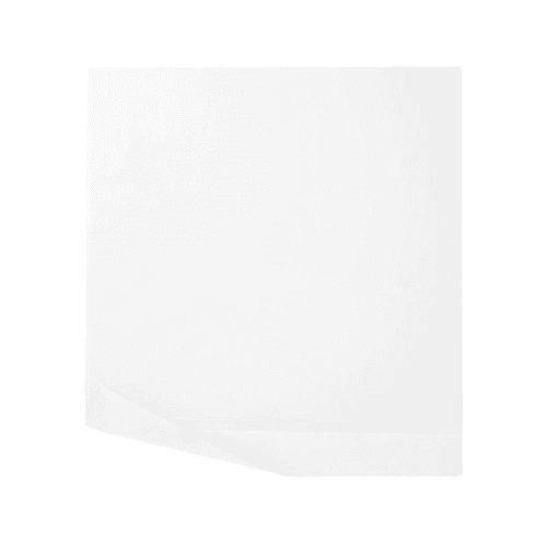 Image showing the Lutece - 300 Thread Count Egyptian Cotton Sateen King/super king flat sheet, 270 x 295cm, Blanc product.