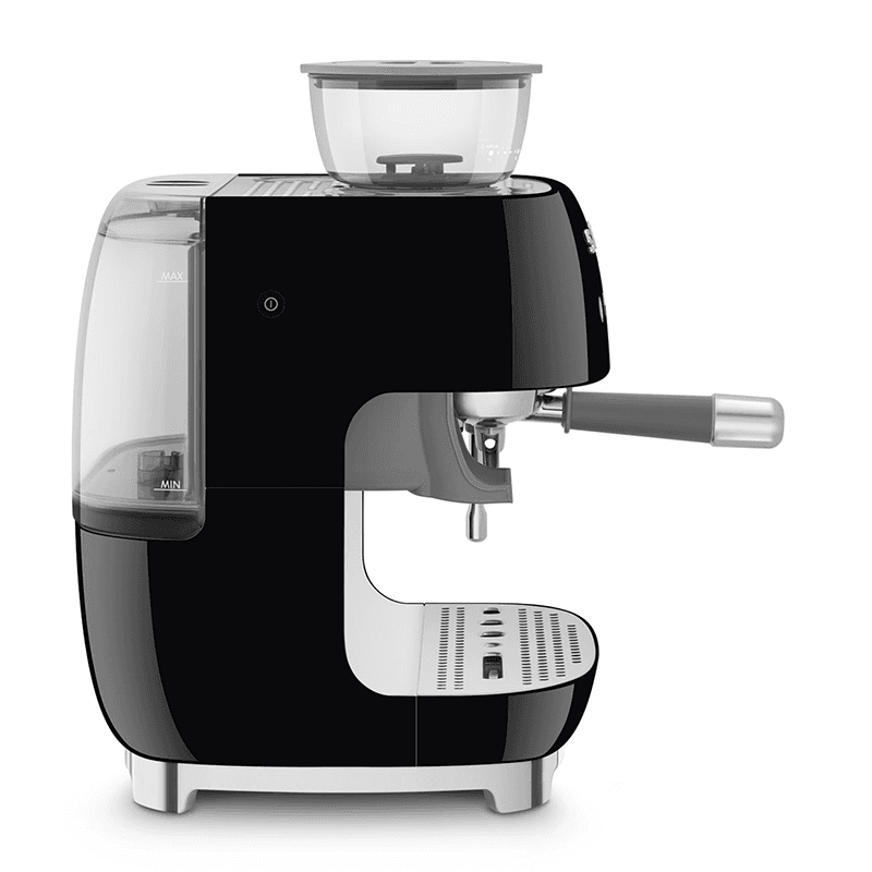 Espresso Coffee Machine with Grinder, Black