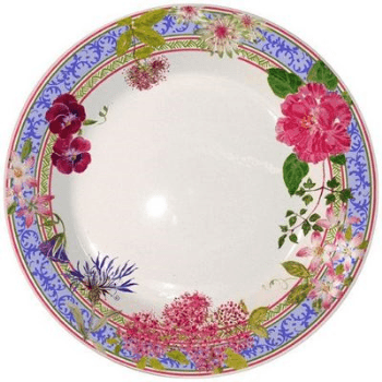 Image showing the Gien- Millefleurs, Soup Plate, Set of 4 product.