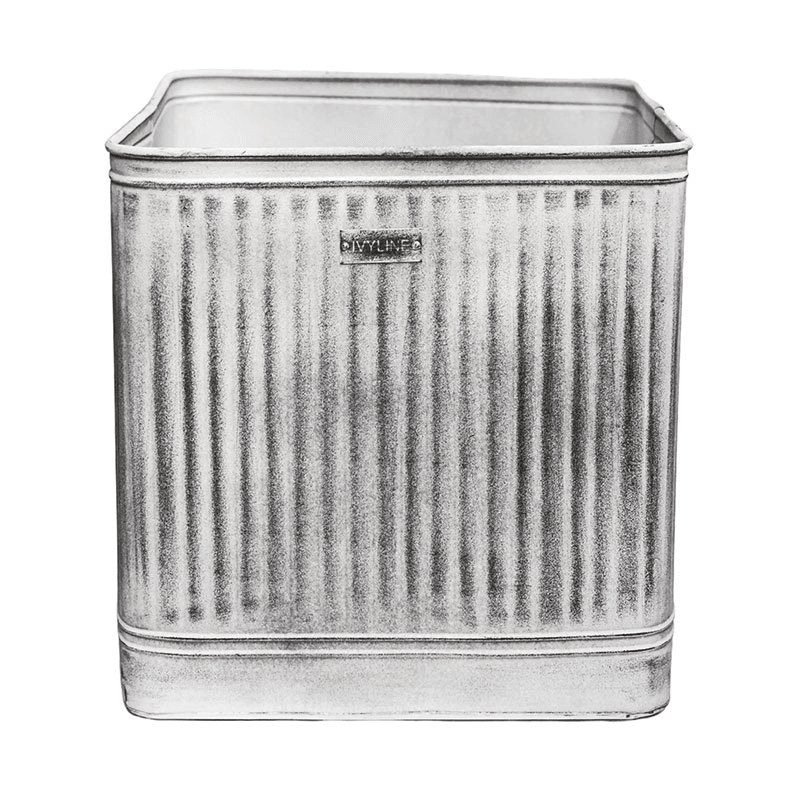 Hampton Planter, D34cm, Galvanised