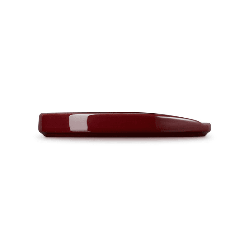 Stoneware Oval Spoon Rest, Garnet