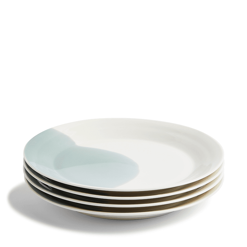 Signature 1815 Set of 4 Plates, D29cm, Green