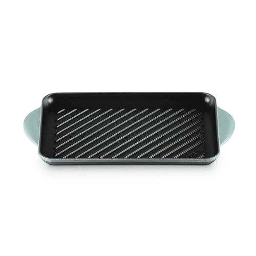 Image showing the Cast Iron Rectangular Grill, 32cm, Sea Salt product.