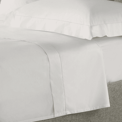 Image showing the Pimlico - 720 Thread Count Egyptian Cotton King duvet cover, W225 x L220cm, White product.