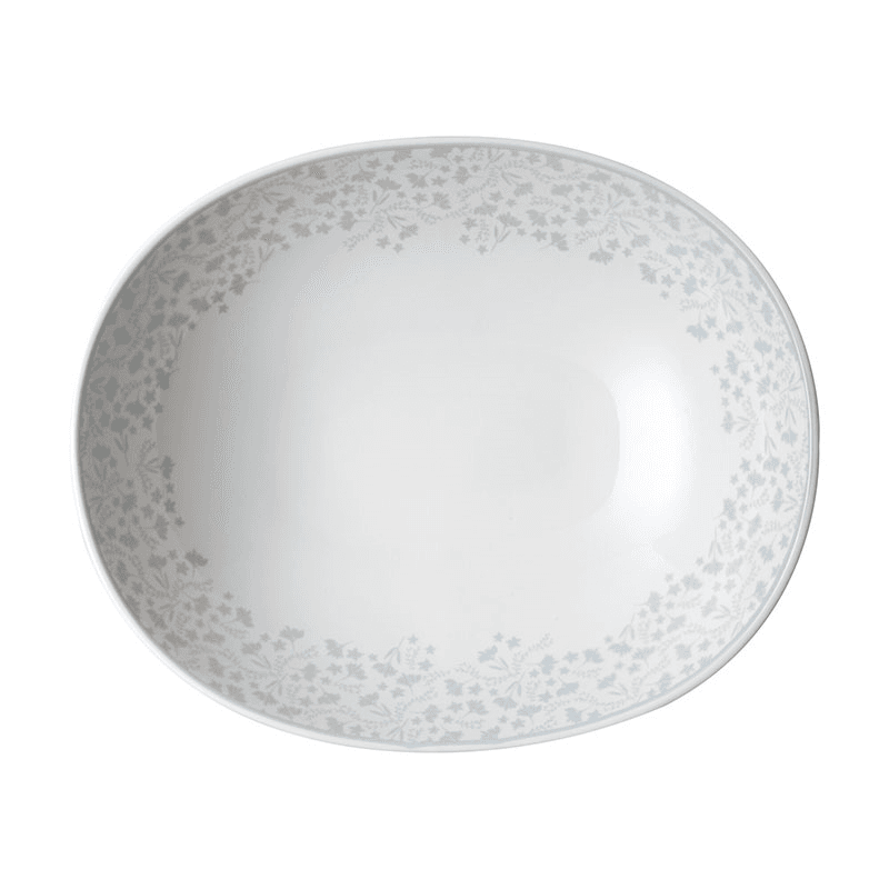 Constance Serving Bowl, L31 x  W25 x D8cm, Grey