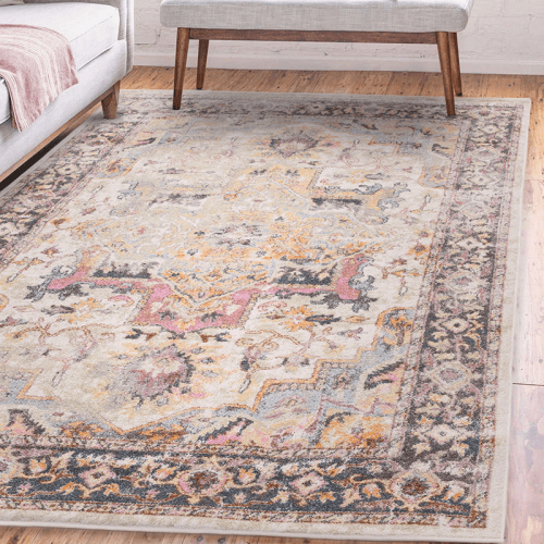 Image showing the Flores kira classic persian medallion rug, 160 x 230cm, Multi product.