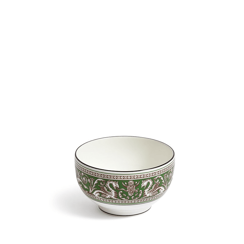 Florentine Rice Bowl, D10.5cm, Verde
