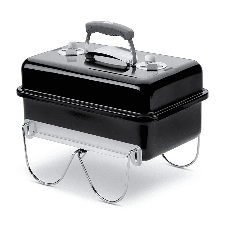 Go-Anywhere Portable charcoal barbecue, 44 x 42 x 27cm, Black