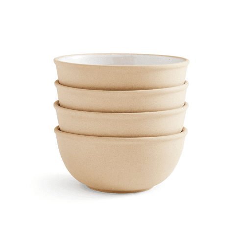 Image showing the Minerals Set of 4 Bowls, D15cm, Moonstone product.
