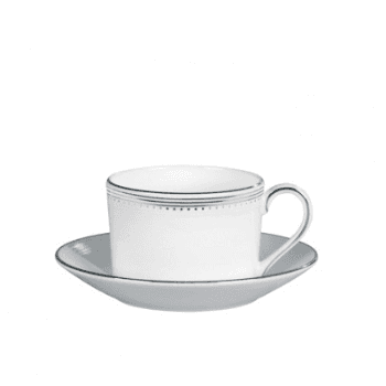 Image showing the Teacup & Saucer, Grosgrain product.