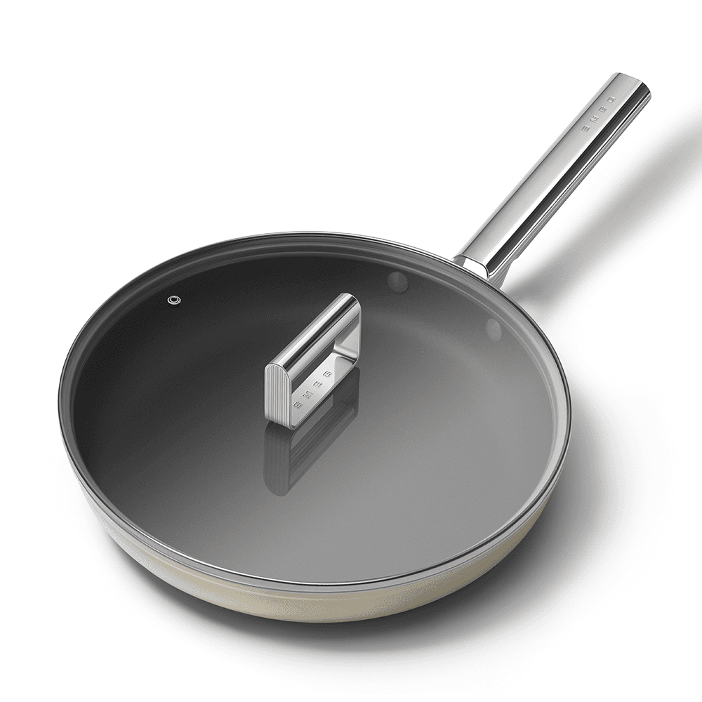 Frying Pan, 30cm, Cream