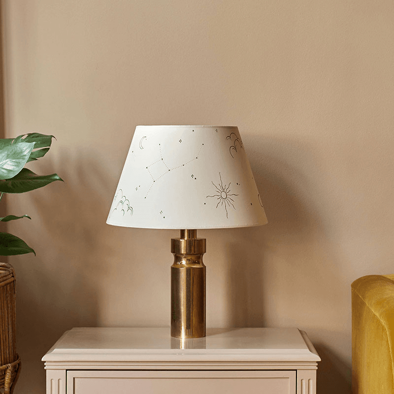 Hum London Celestial Lampshade, 40cm, White