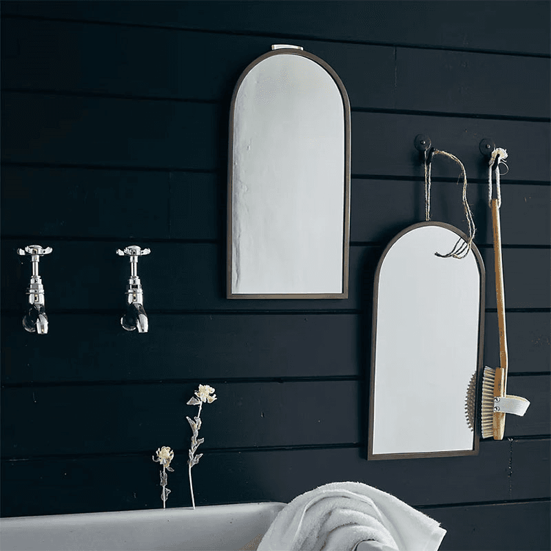 Padbury Arch Mirror, H40cm x W21cm, Bronze