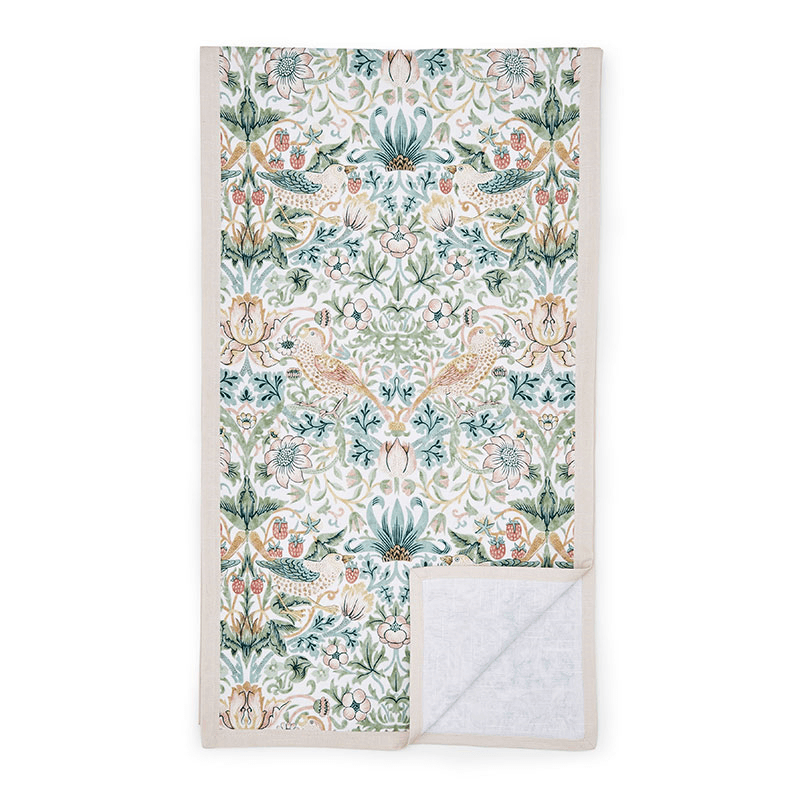 Morris & Co Table Runner, 250cm x 35cm, Strawberry Thief