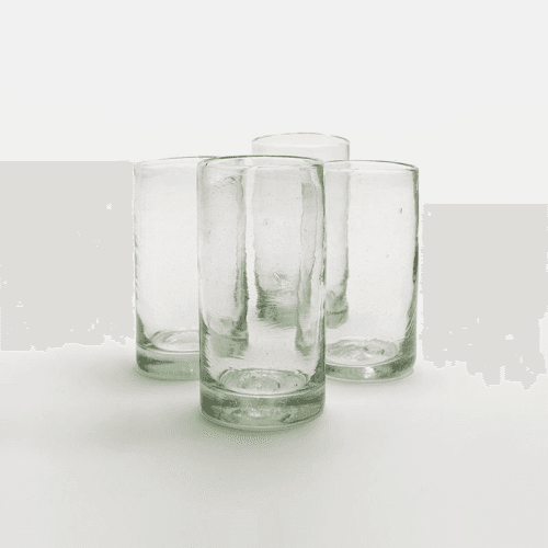 Image showing the Zomi Set of 4 High Ball Glasses, H13.5cm, Clear product.